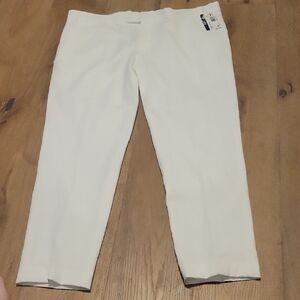 NWT Micheal Kors White Dress Slacks 40wX30L